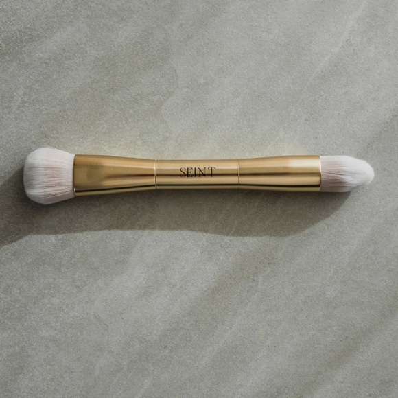 Seint iiid Rose Gold Dual-Ended Makeup Brush beauty 3d cream Applicator Airbrush - Picture 1 of 3